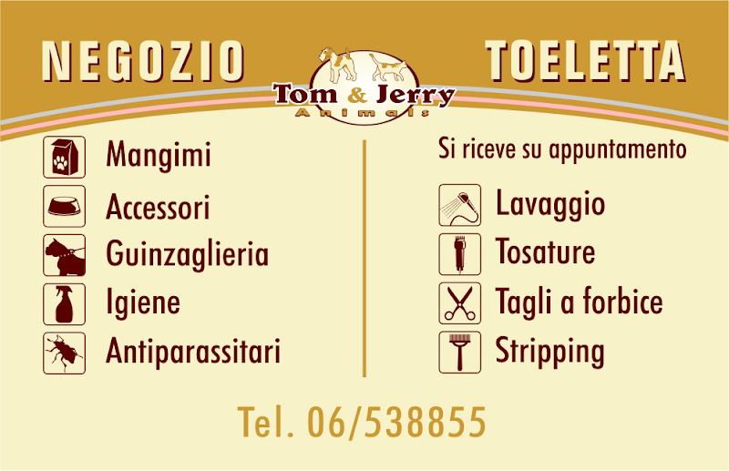 Tom & Jerry Animals - Toelettatura e Pet Shop